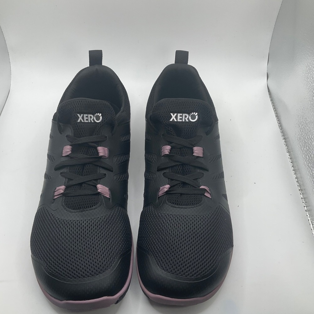 Xero Women's Black Athletic Shoes with Pink Accents - Picture 2 of 9